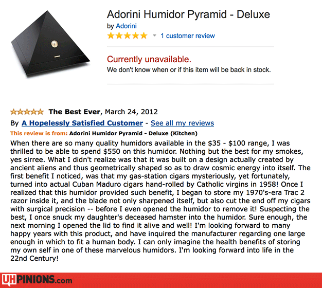 Adorini Humidor Pyramid